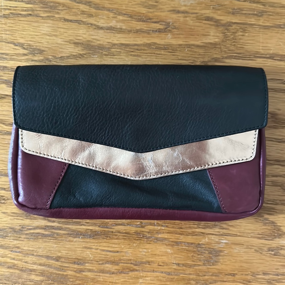 & Other Stories leather clutch wallet